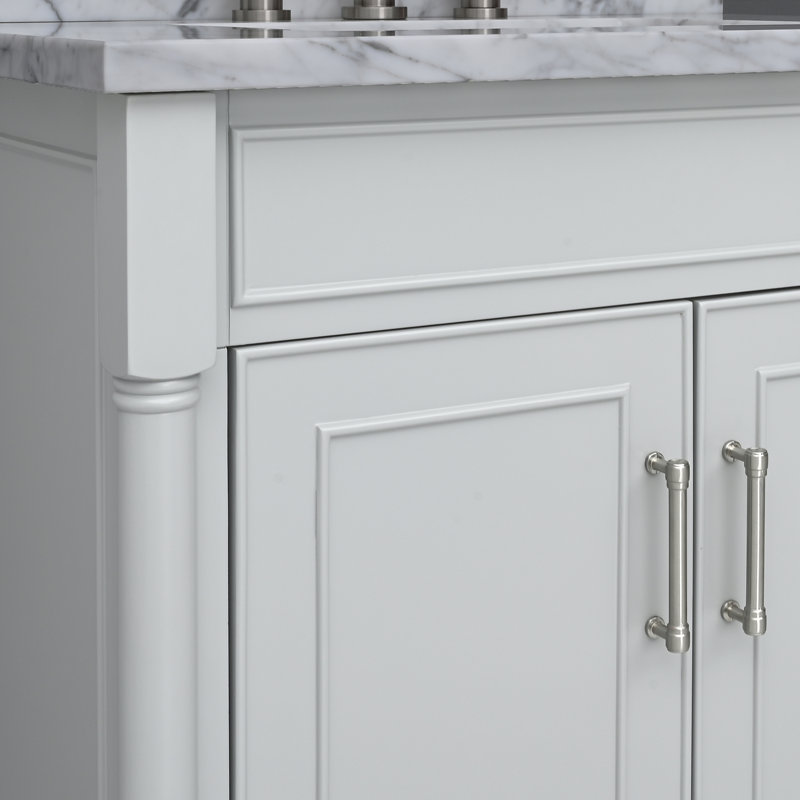 Addison 36'' Single Bathroom Vanity Base, Light Gray