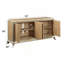 Armoire console en chêne naturel Dodie