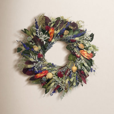 Primrue 30" Handcrafted Fall Floral Wreath