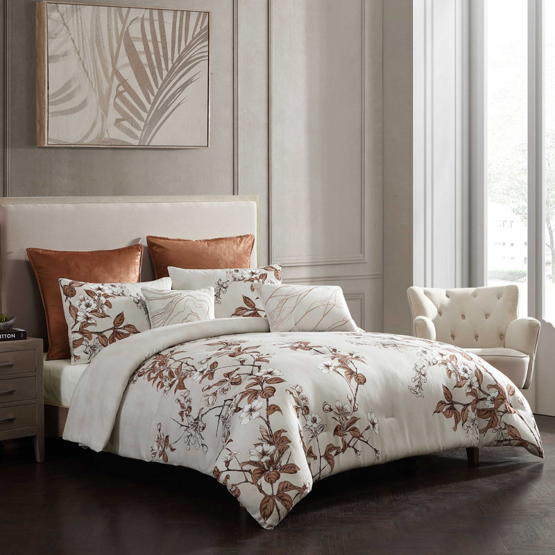 Literie Oaklyn, Édredon grand + 2 taies d'oreiller