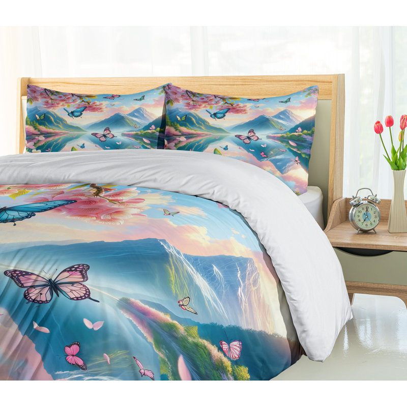 Lake Duvet Cover, King Duvet Cover + 2 Standard Shams