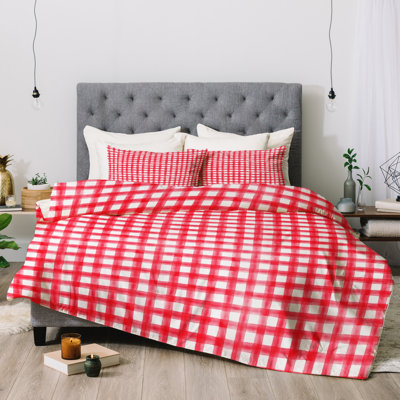 Deny Designs Comforter Set In Red