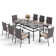 Sutiya Rectangular 8 - Person 82" Long Dining Set with Cushions