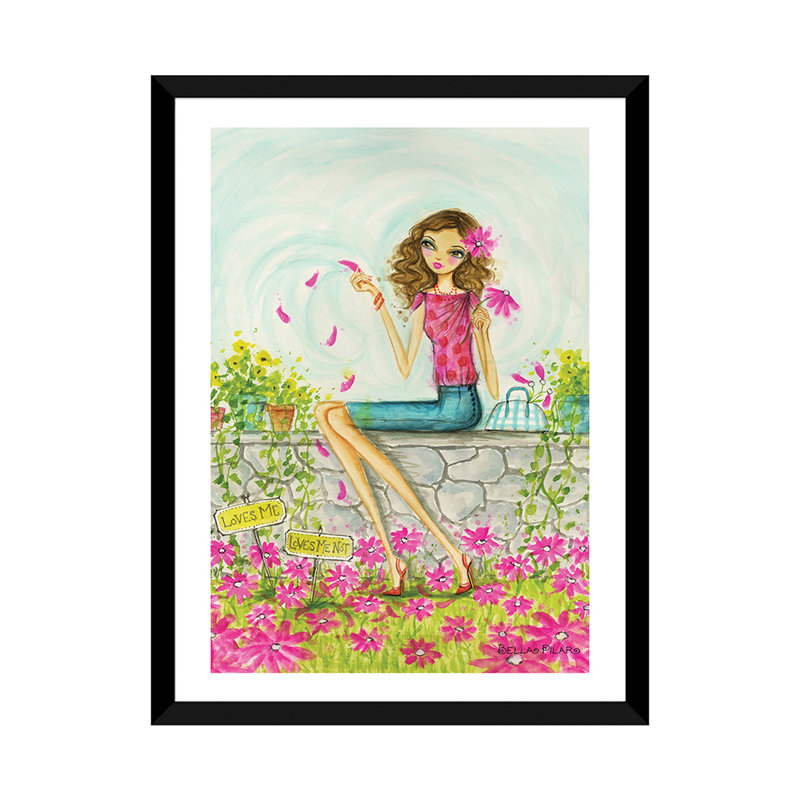 Printemps à Summerside # 4, art, H 32 po x l 24 po x P 1 po, Papier avec cadre noir