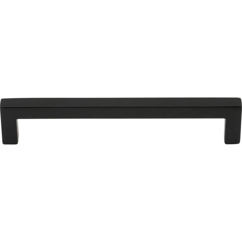Square 5 1/16" Center Bar Pull Multipack, Matte Black