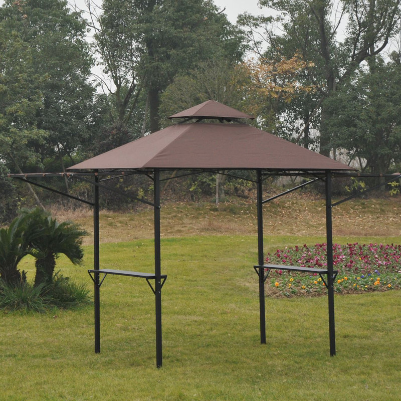 Velasco 1.5m x 2.5m Metal BBQ Gazebo