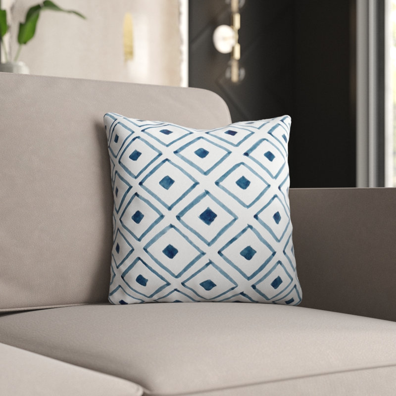 Coussin décoratif intérieur / extérieur Social Proper, 18 po x 18 po