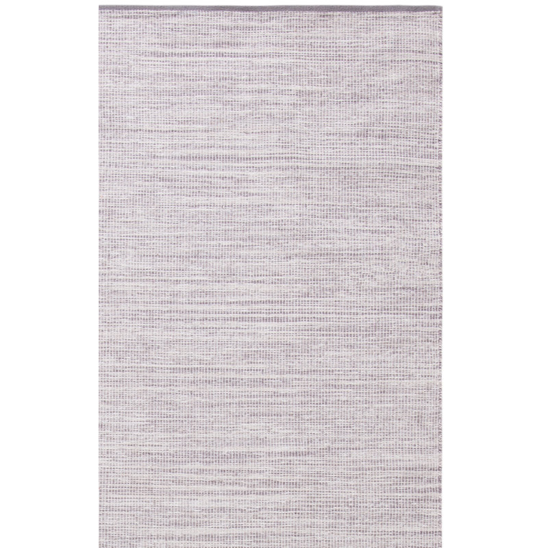Sos Flat Weave Cotton Solid Color Rug, Rectangle 3' x 5'