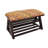 Wool Upholstered Storage Bench