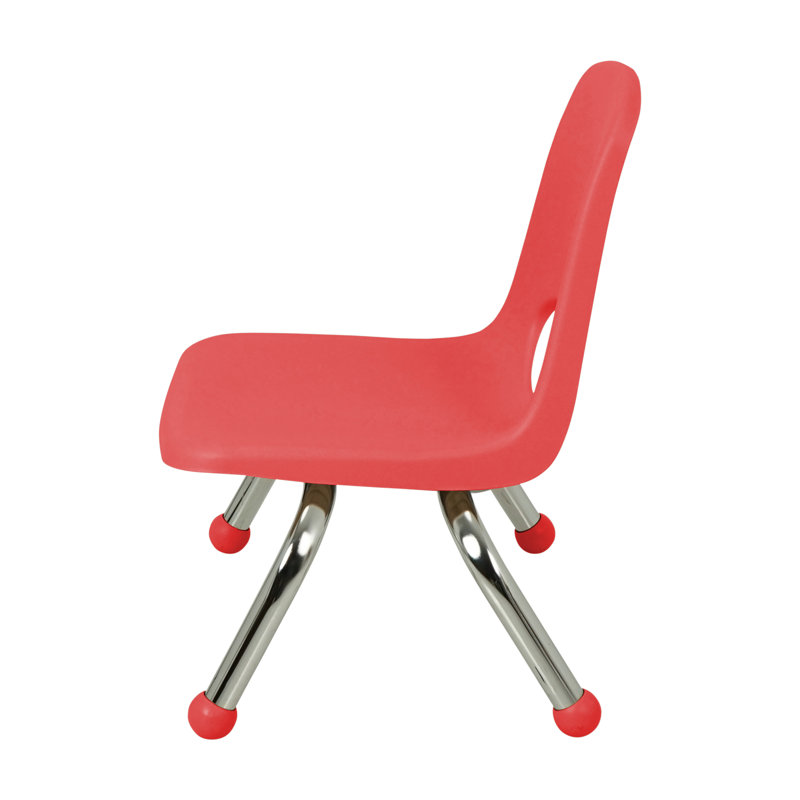 Chaise de classe empilable, 10", Coulisses à billes, Sarcelle