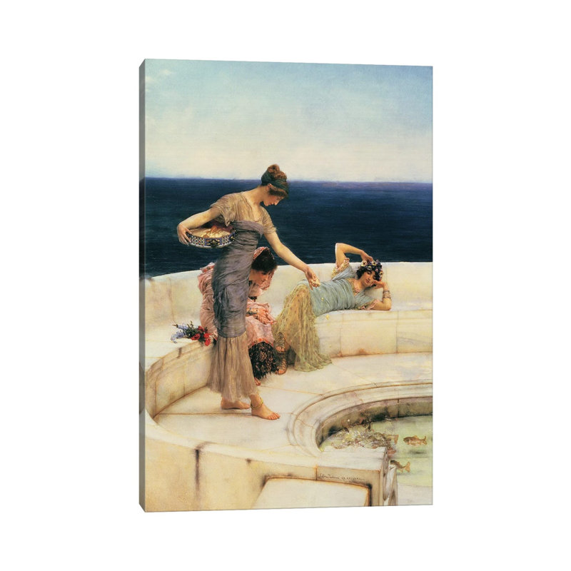 Silver Favourites, C.1903 by Sir Lawrence Alma-Tadema - Wrapped Canvas Gallery-Wrapped Canvas Giclée, 20.32 cm H x 30.48 cm W