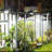 1 - Head LED Solar Powered Dusk to Dawn Outdoor Security Wall Pack with Motion Sensor-112458286