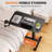 Adjustable Overbed Bedside Table With Lockable Wheels, Pneumatic Mobile Standing Laptop Desk, Small Standing Desk Portable Rolling Overbed Table Hospital Home Use-67679596-67679598