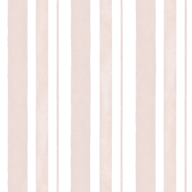  Papier peint à rayures aquarelle Arthur, Rose