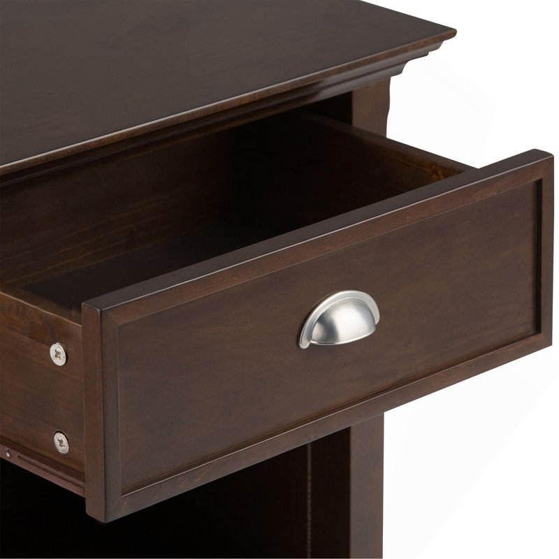 Acadian - Bedside Table - Brunette Brown, Brunette  Brown