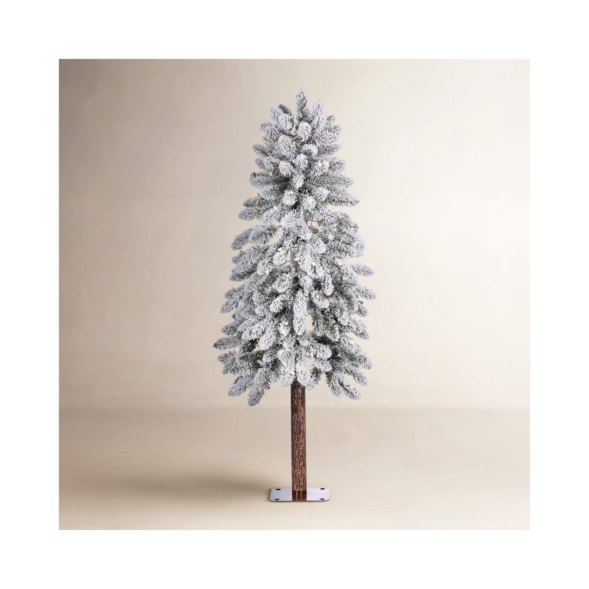 Gursimran Lighted Artificial Pine Christmas Tree, 4.5'