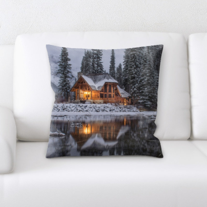 Microsuede Throw Pillow