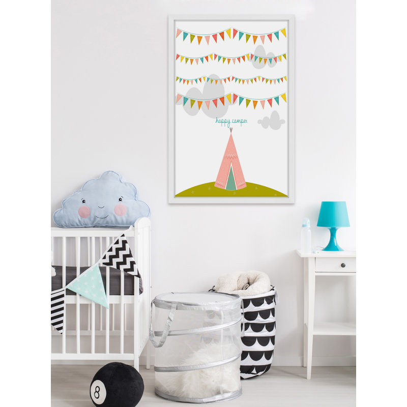 «Pink Play Tent», reproduction encadrée, H 30 po x l 20 po