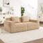 Canapé modulaire à 2 places sans siège, canapé modulaire Cloud avec assise profonde et canapé modulaire moderne à 2 places avec coussins décoratifs-196471547