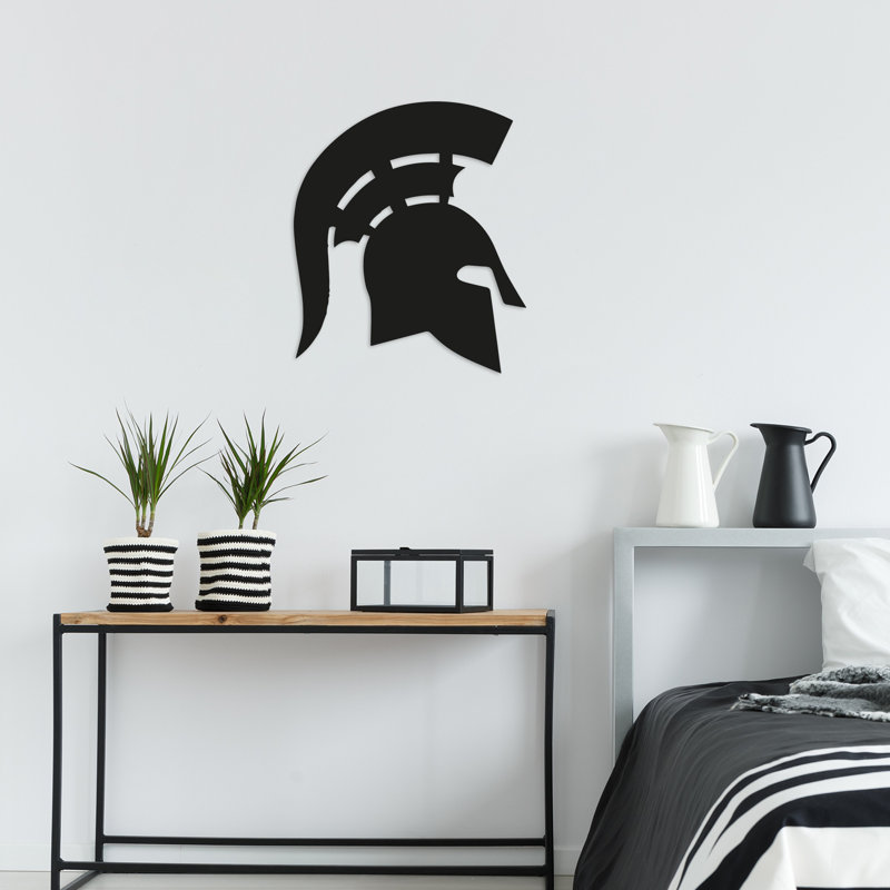 People Wall Decor on Metal, Black