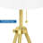 Tujuan 23.5" Tripod Table Lamp, Adjustable in Height, 100% Metal Body with Linen Drum Shade, Bedside Lamp, Nightstand Lamp, Side Table Lamp for Living Room, Bedroom, Office-1002736441