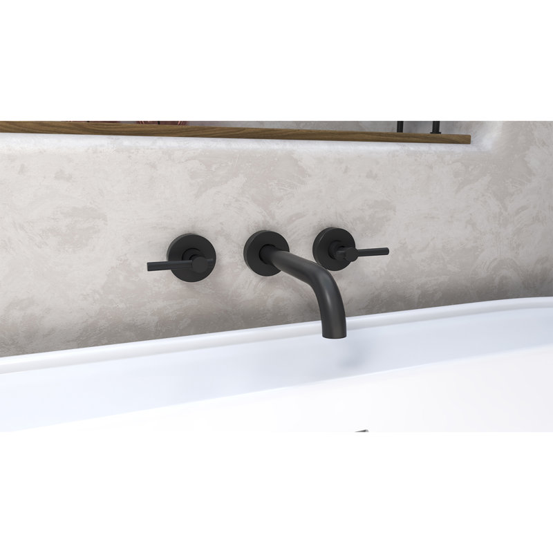 Nile Bathroom Tub Filler, Matte Black