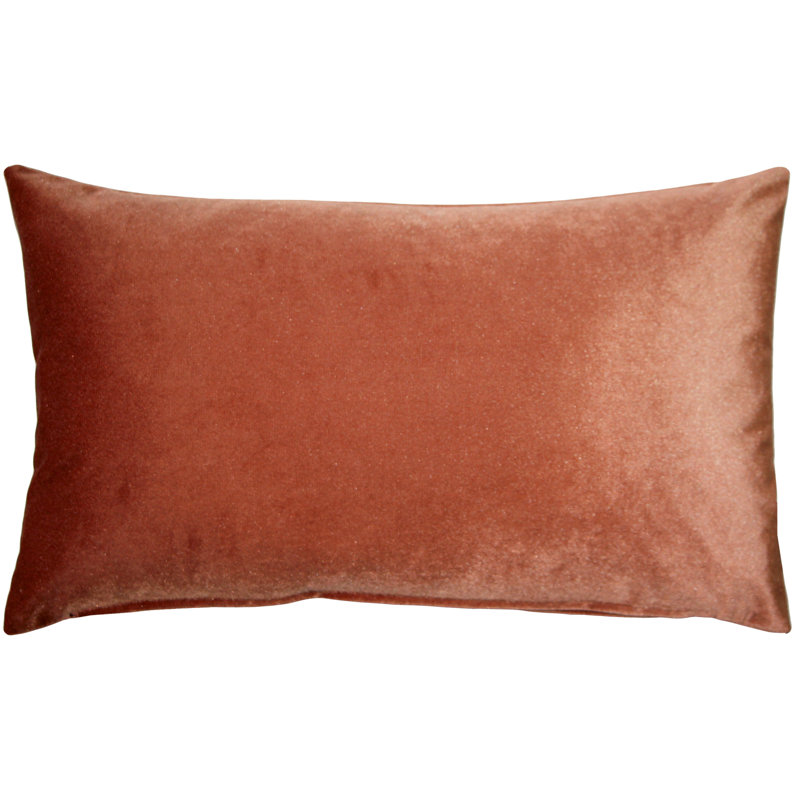 Velvet Throw Pillow, Rose