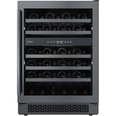 24 Inch Wide 45 Bottle Capacity Built-In Wine Cooler -  Avallon, AWC242DBLSS