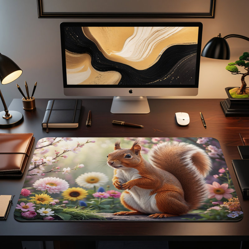 Polyester Desk Pad, 31.5x15.5