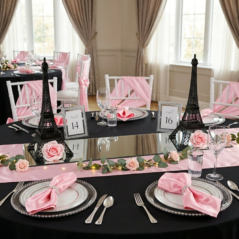 Ensemble de 2 tours de table en fer Hosley de 15 po de hauteur. Cadeau idéal pour le mariage, la maison, les cadeaux, le spa, le reiki, la méditation et la salle de bain