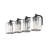 4-light Black Bathroom Vanity Light with Crystal Glass Shade-681962206-681862930
