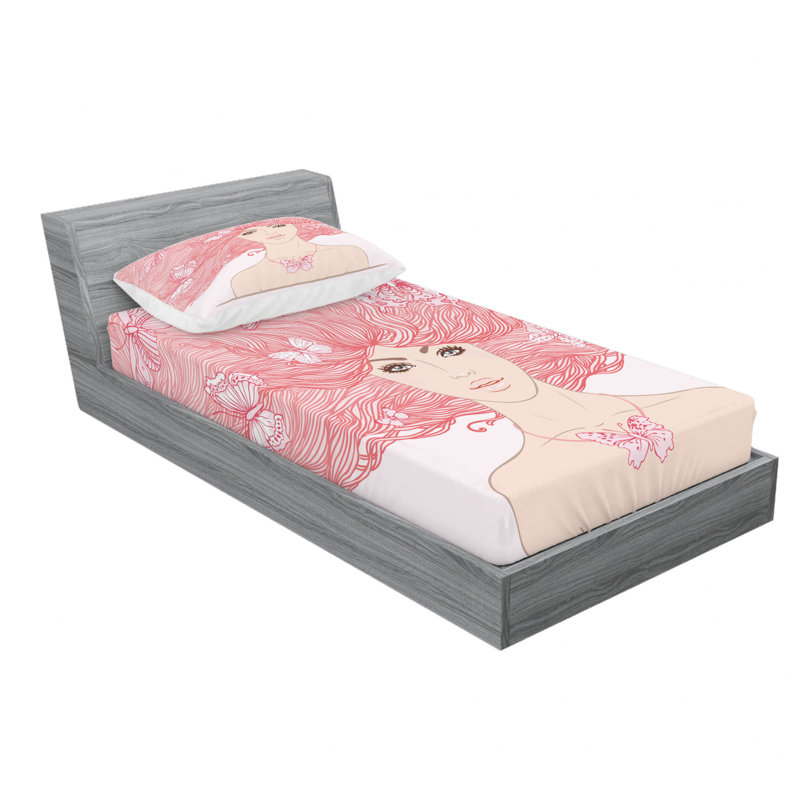 Microfiber Sheet Set, Twin XL Sheet Set with Fitted Sheet