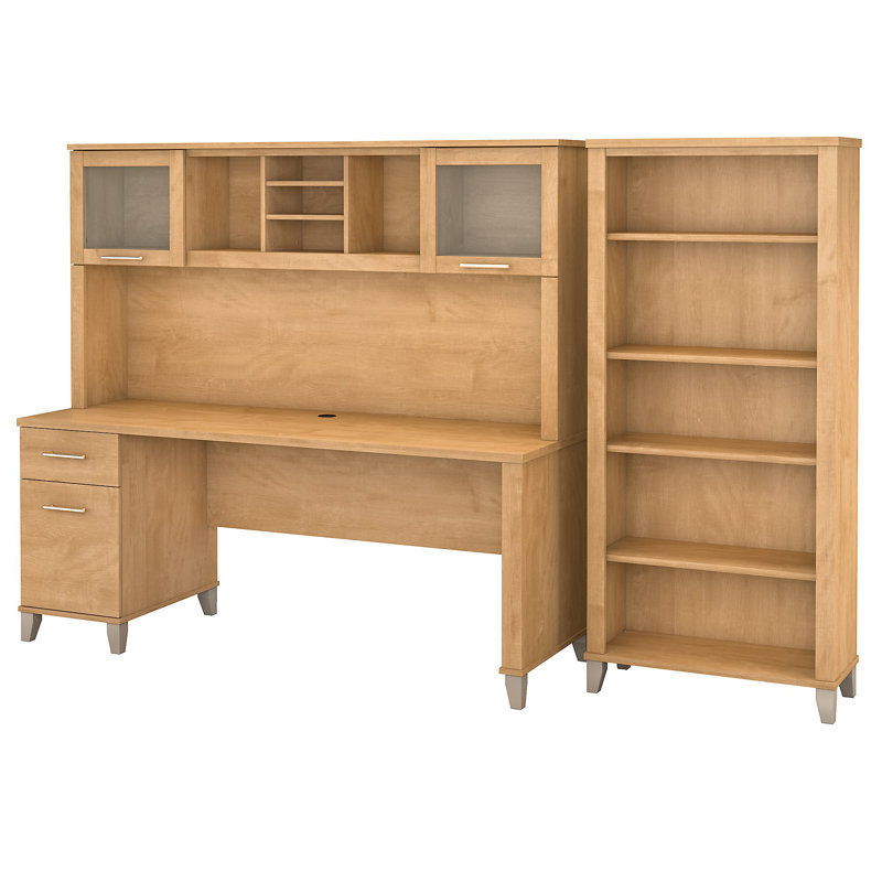 Bureau avec huche Ovia, Croix d'érable