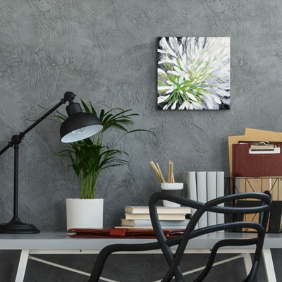 «Cleome Splash 2 Black» par Julia Purinton, art mural en verre acrylique