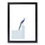 Peacock in Abstract - Picture Frame Graphic Art Print-55739065-55739069