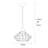 Metal Body Adjustable Height Single Cage Pendant