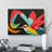 The Abstract Hummingbird - Wrapped Canvas Print-627717615