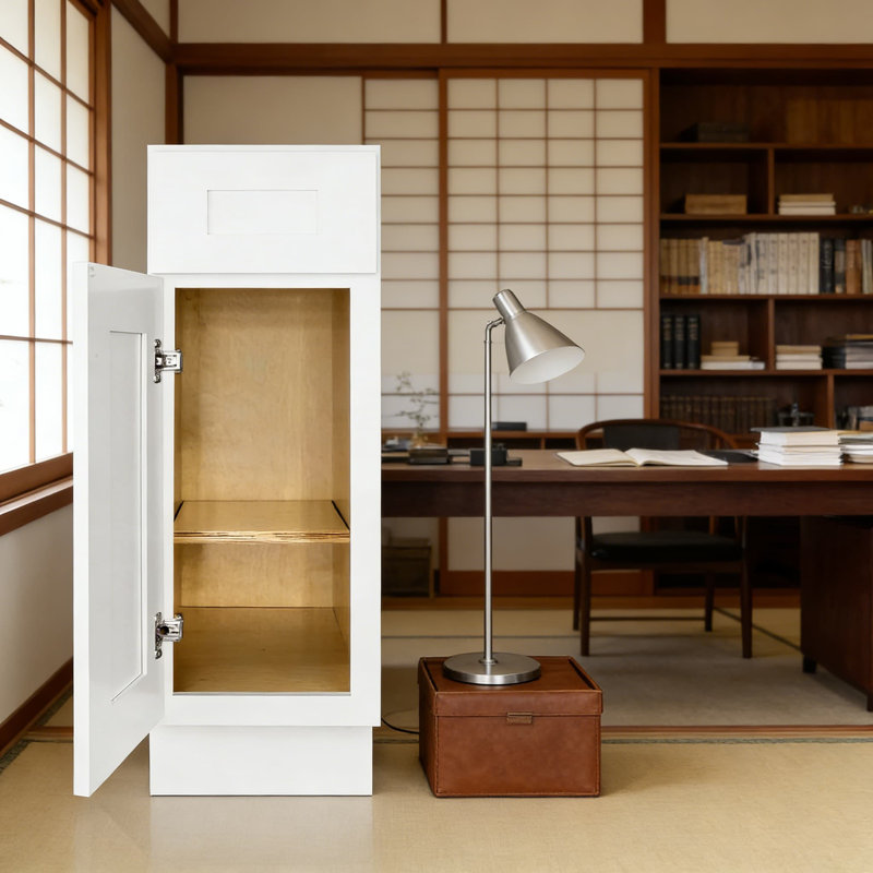 Armoire de cuisine blanche Shaker