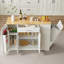 Îlot de rangement pour cuisine avec tiroirs et poubelle de 53 po-558661155