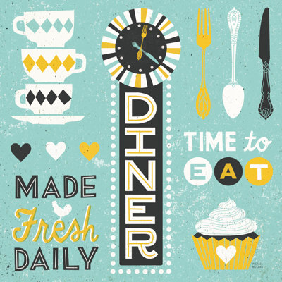 Motif rétro Diner I