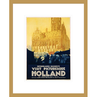 Visit Picturesque Holland Poster by Joseph Rovers -Framed Giclee Print