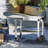 Table de gril portable pliable pour l'extérieur avec double tablette mobile et inoxydable