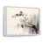 White Floater Framed
