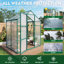 Base surélevée en polycarbonate à effet de serre 6 x 4 pi nouvellement commercialisée