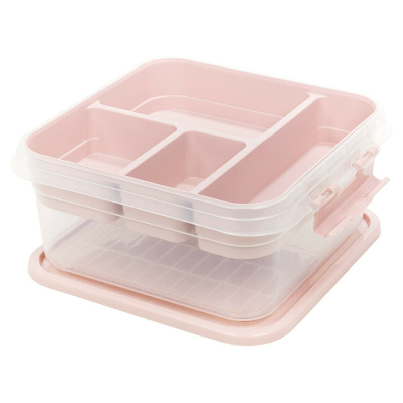 Belfry Kitchen Plastic Decorative Bin, Pink