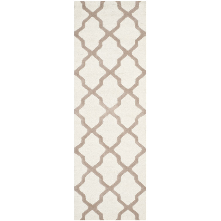 Darbonne Geometric Wool Hand Woven Area Rug