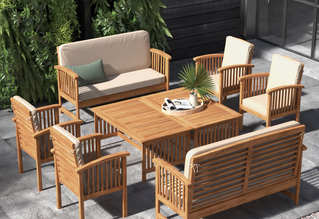 Wooden Outdoor Seating Groups