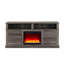 Console 70 po avec foyer et chauffage