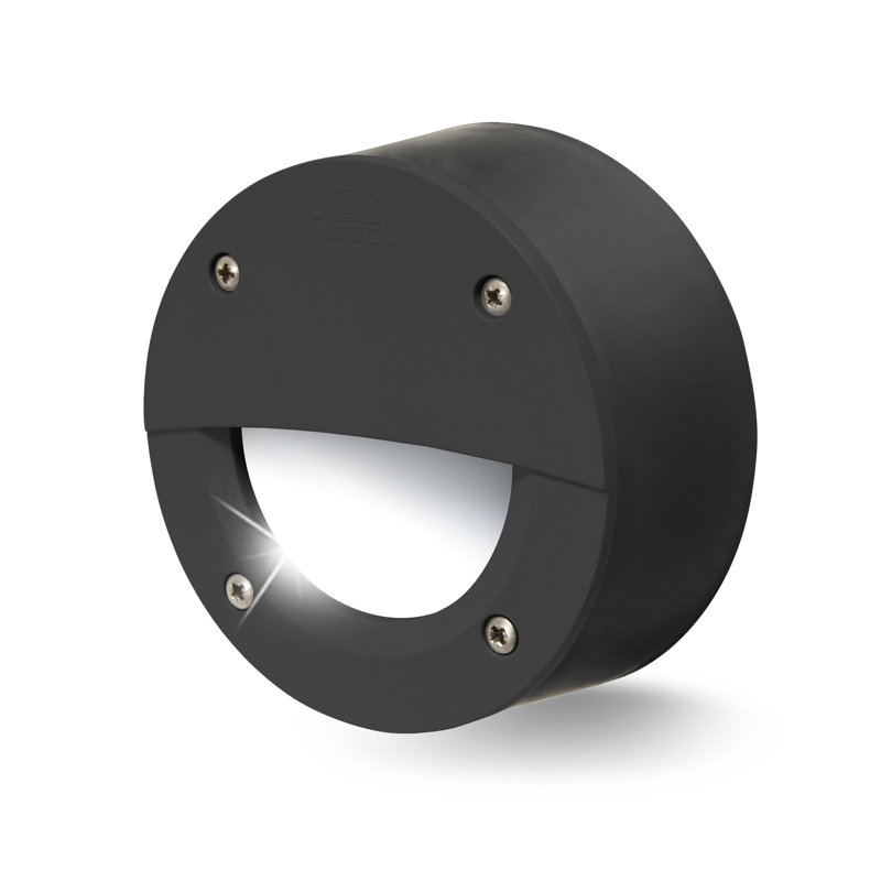 Elsaid Outdoor Flush Mount, Black