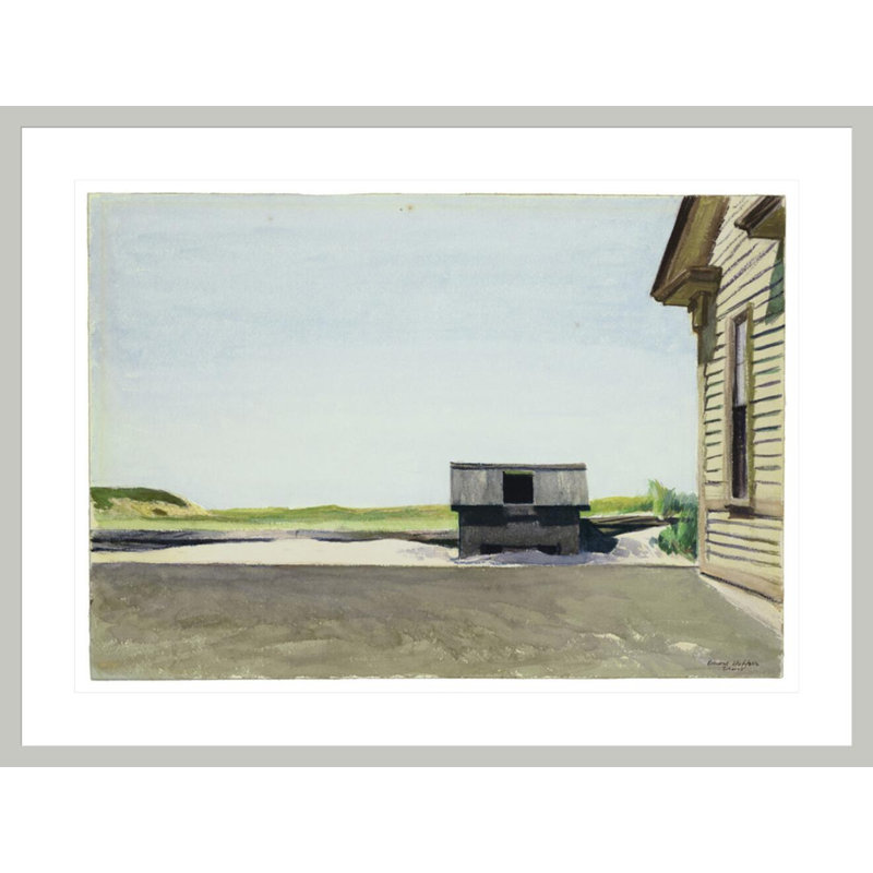 Boîte à charbon Truro Station par Edward Hopper, H 31,43 po x l 41,5 po